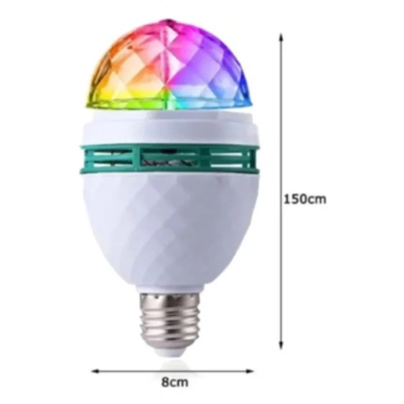 Lâmpada Led Giratória Colorida